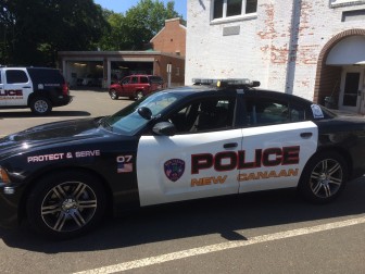 New Canaan Police Patrol Car