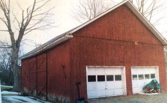 The original barn, now razed, at 4 Carter St. 