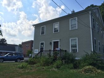 The 1900-built duplex at 16 East Maple St. is coming down to make way for a new two-family home. Credit: Michael Dinan