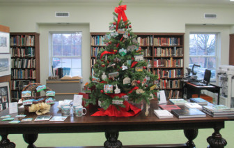 The "Landmark Tree Collection" at the New Canaan Historical Society. All sales benefit the Historical Society. 