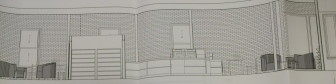 A rendering of the southern wall at Kaahve, a Turkish coffee shop planned for 96 Main St.