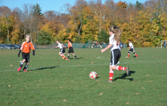 Cecelia Patterson about to blow past the Shelton defense. Contributed