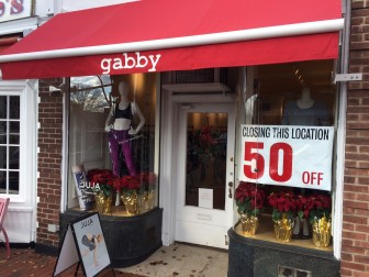 Gabby at 147 Elm St. in New Canaan will close Dec. 28, 2015, according to the store's manager. A Greenwich location remains open. Credit: Michael Dinan
