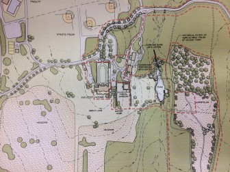 A "first look" at the Waveny Park Conservancy's plans for a large swath of the grounds of New Canaan's public park. Courtesy of Keith Simpson Associates 