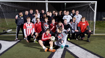 From the 2015 NCHS Boys Alumni Soccer Game. Photo by Al Morano (who started the event some 15 years ago)