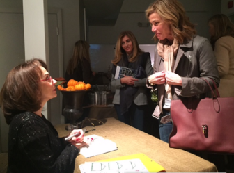 Author and former Paris Bureau Chief to the New York Times Elaine Sciolino greets locals at "Find: The Lifestyle Collection" at 107 Cherry St. Contributed