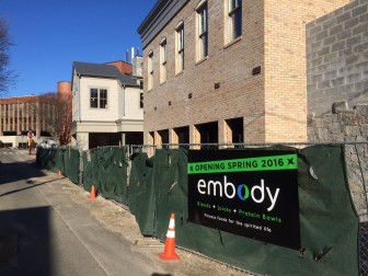 Embody is moving into the new mixed retail-and-residential building on Forest Street. Credit: Michael Dinan