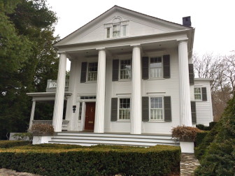 63 Park St. in New Canaan, the former home of the great literary editor Maxwell Perkins. Credit: Michael Dinan