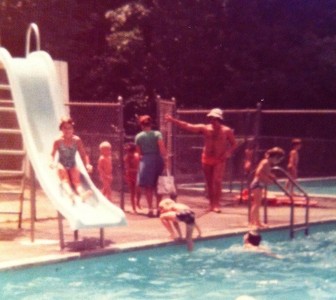 Camp Playland swim instruction in the 1970s.