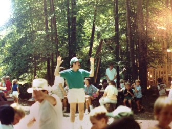 Gary Bloom in the 1980s at Camp Playland. 
