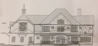 This 5,550-square-foot home is planned for 144 Overlook Drive in New Canaan.