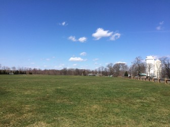The soccer fields at Waveny on March 22, 2016. Credit: Michael Dinan