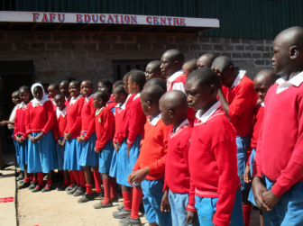 Facing the Future (FAFU), a child development center in Kibera. Julia Douglas photo