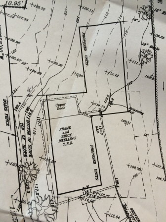 Site plan for 50-52 Oak St.