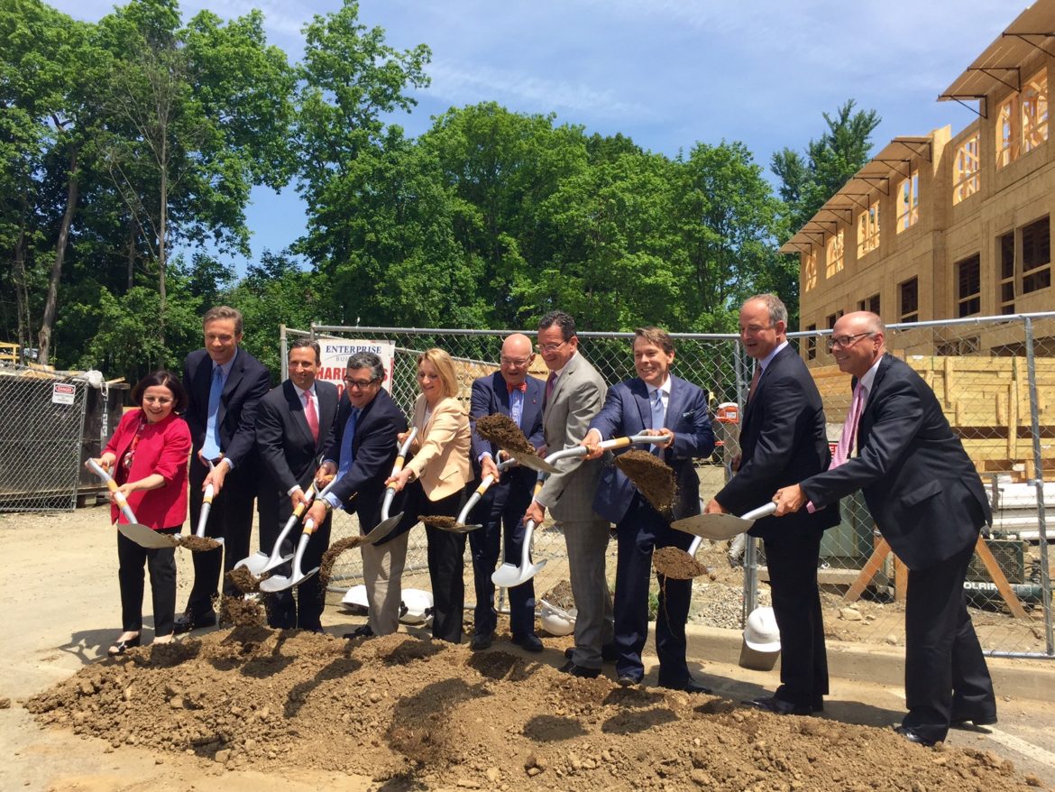 ‘A Real Good Moment for New Canaan’ Officials Break Ground on New Affordable Housing on