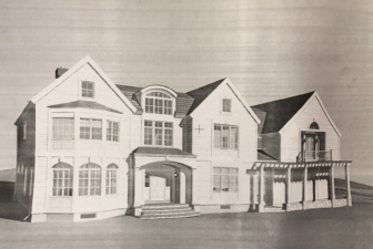 This new 5,200-square-foot home is planned for 129 Weed St. in New Canaan. 
