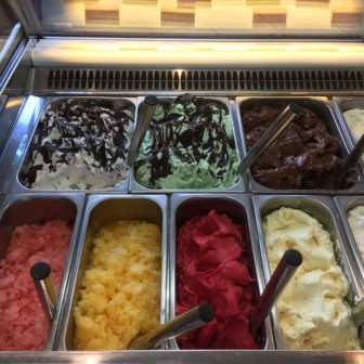 Handmade gelato offerings at Gelatissimo on Forest Street in New Canaan. Credit: Brian Bodick