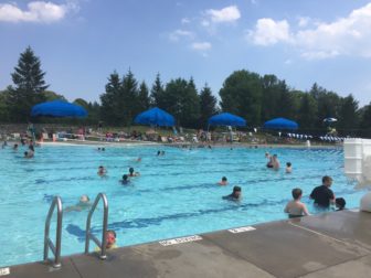 Waveny members enjoy a hot July day in the pool. Credit: Emma Nolan