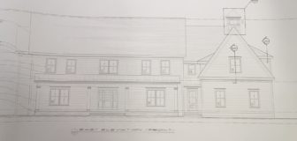 This 4,638 square foot home is planned for 24 Whiffle Tree Lane. Specs by Andrew Nuzzi Architects  of Stamford