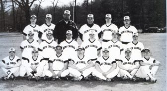 Brown (top row, 3rd from right) was a valuable assistant for head coach Mark '2-5-0' Rearick for years at NCHS. Credit: Terry Dinan