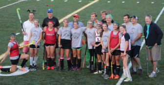 New Canaan Youth Field Hockey hosted its Annual Father vs. Daughter Field Hockey event Sunday night at Dunning Stadium