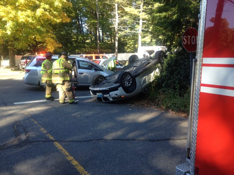 PHOTOS: Motorists Transported To Hospital After 2-Car Crash on Smith