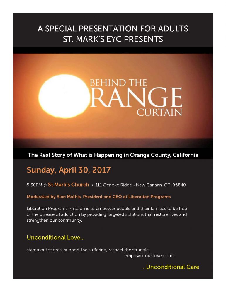 Behind the Orange Curtain by Larry Clay