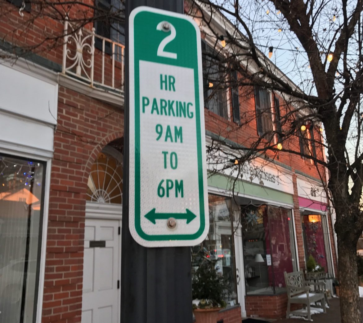 Downtown Parking Limit Upped to Two Hours As New Signs Are