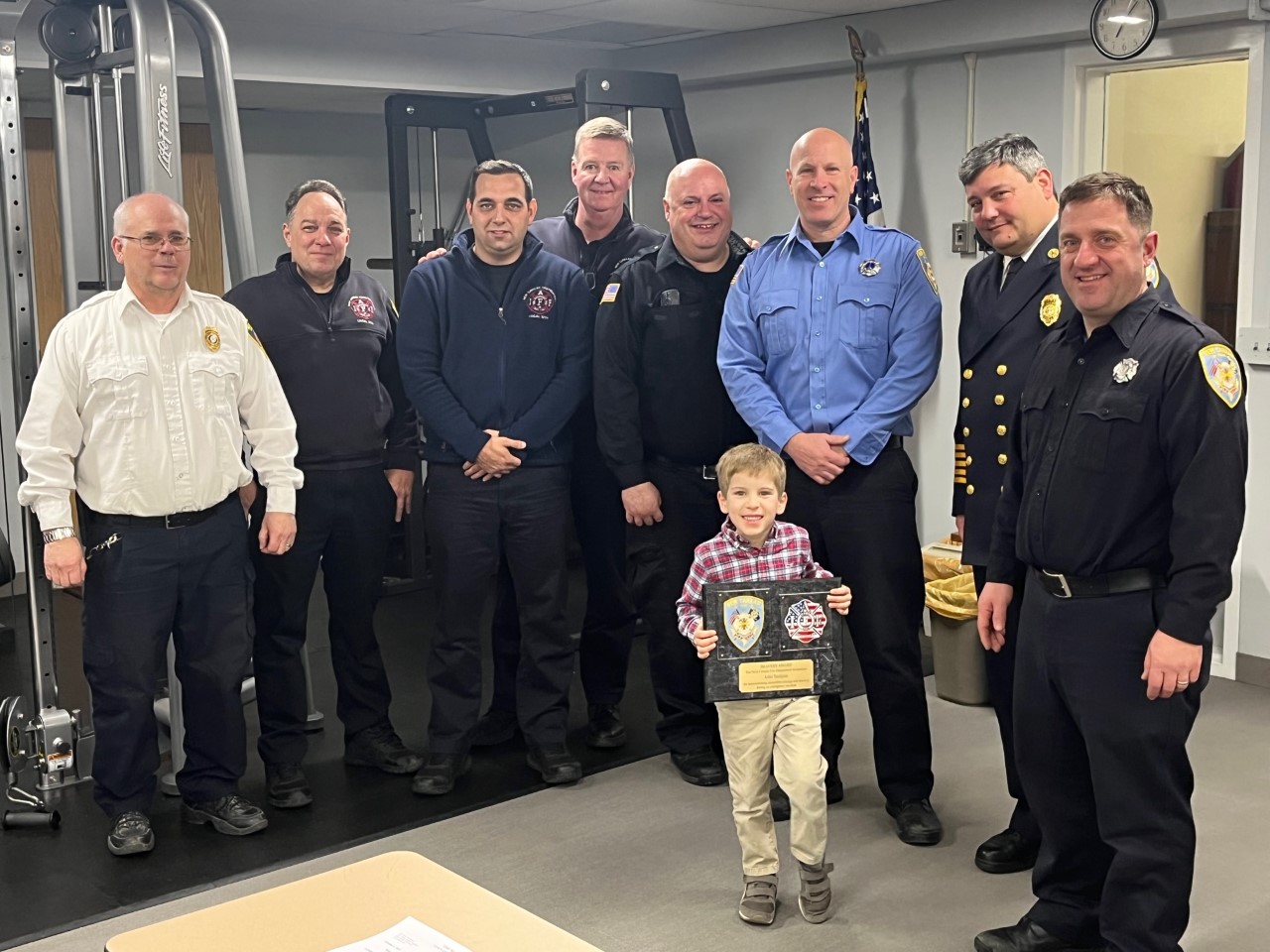 New Canaan Boy, 6, Receives ‘Bravery Award’ from Fire Department