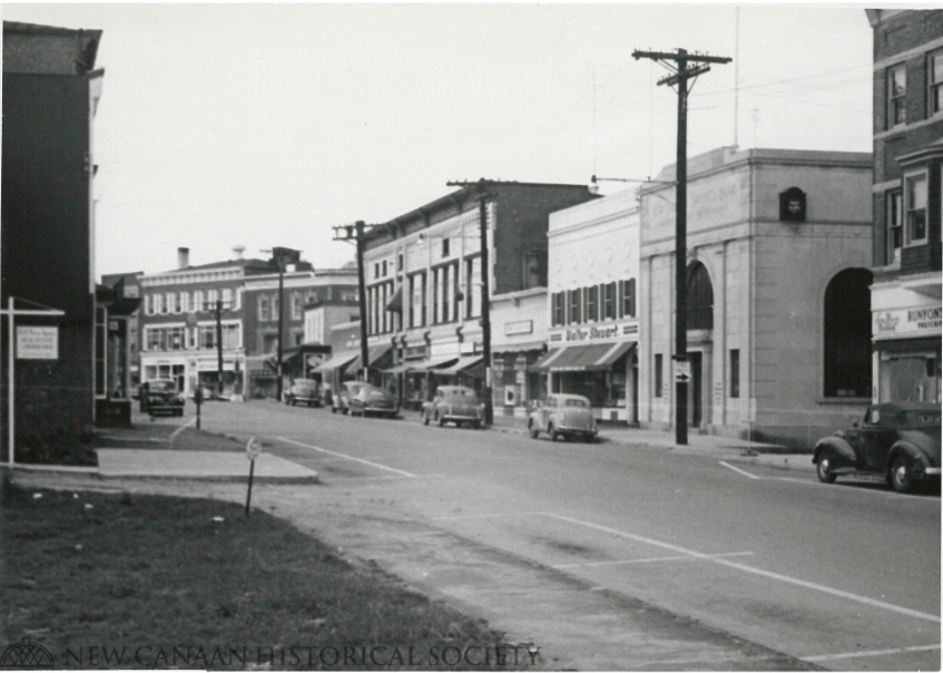 Downtown New Canaan—1950s            