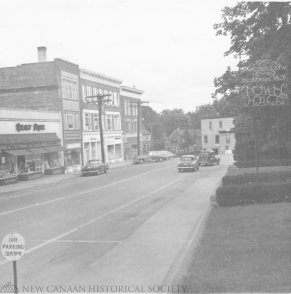 Downtown New Canaan—1950s            