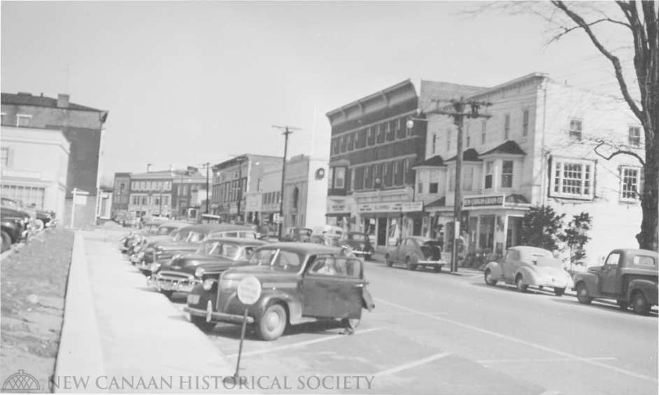 Downtown New Canaan—1950s             